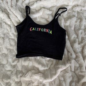 Cropped tank top